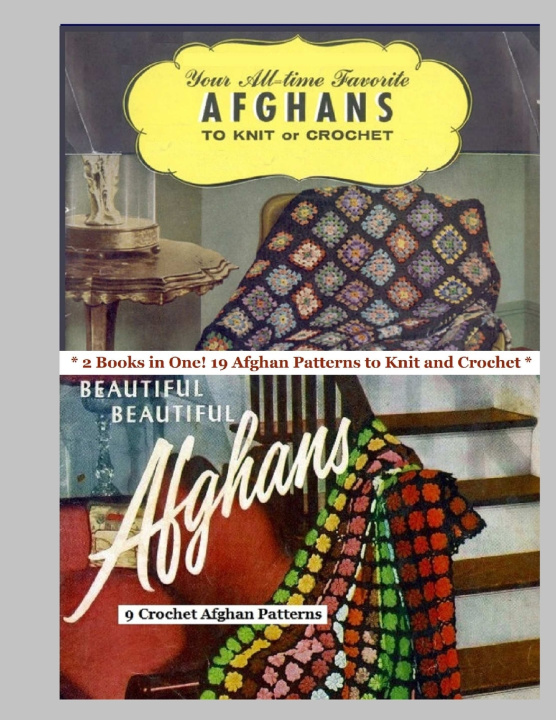 Книга 2 Afghan Pattern Books in One Christina Williams