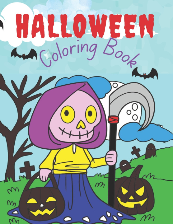 Knjiga Halloween coloring Book Modern Prints