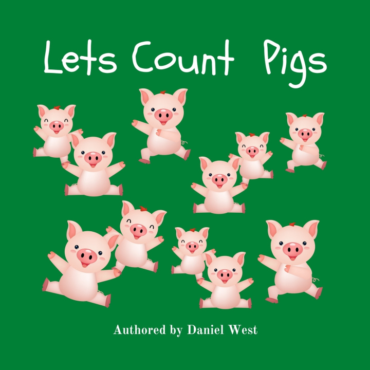Book Lets Count Pigs Daniel West