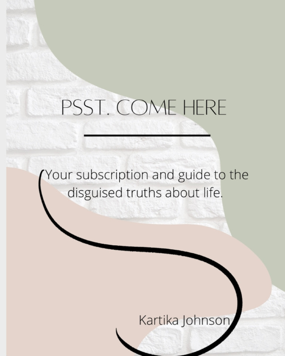 Kniha Psst. Come Here Kartika Johnson