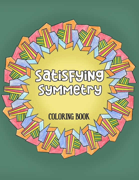 Kniha Satisfying Symmetry Coloring Book Mister Puzzlito