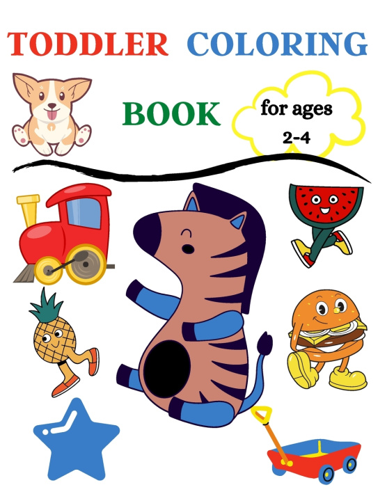 Knjiga TODDER COLORING BOOK Diya Ray