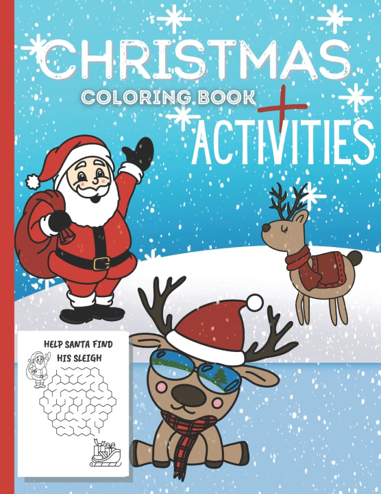 Knjiga CHRISTMAS COLORING BOOK PLUS ACTIVITIES Amanda Roberson
