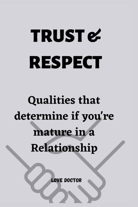 Knjiga TRUST & RESPECT Love Doctor