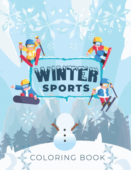 Kniha Winter Sports Coloring Book Genoveva Klocko