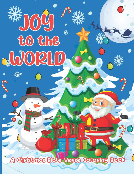 Knjiga Joy To The World Bible Verse Coloring Books