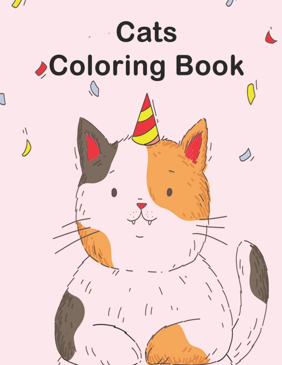 Libro Cats Coloring Book Oussama Zinaoui