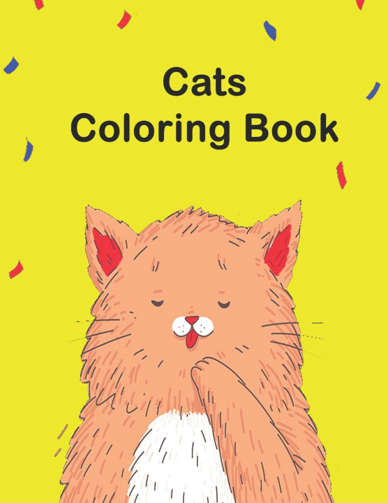 Knjiga Cat Coloring Book Oussama Zinaoui