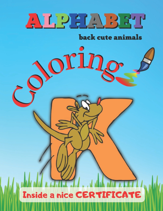 Книга Alphabet Back Cute Animals Coloring Joseph Column
