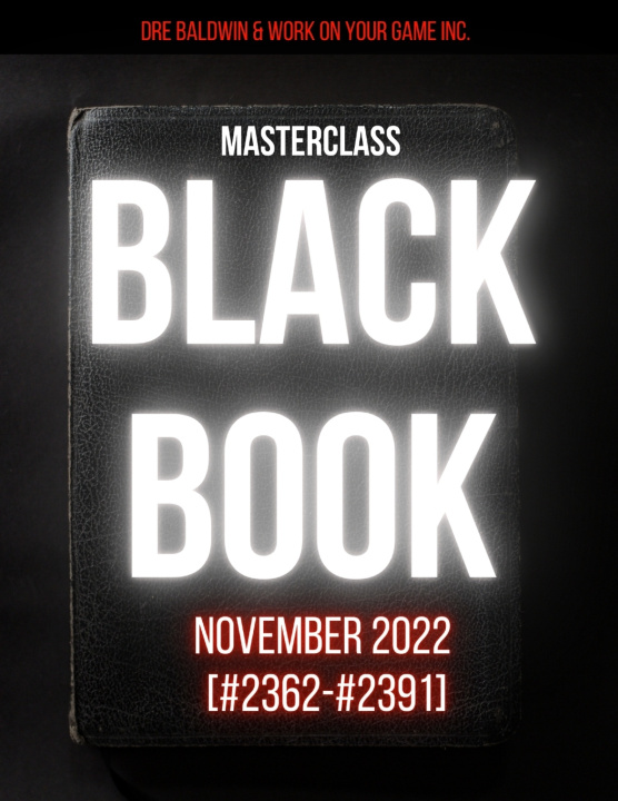 Kniha Black Book Dre Baldwin