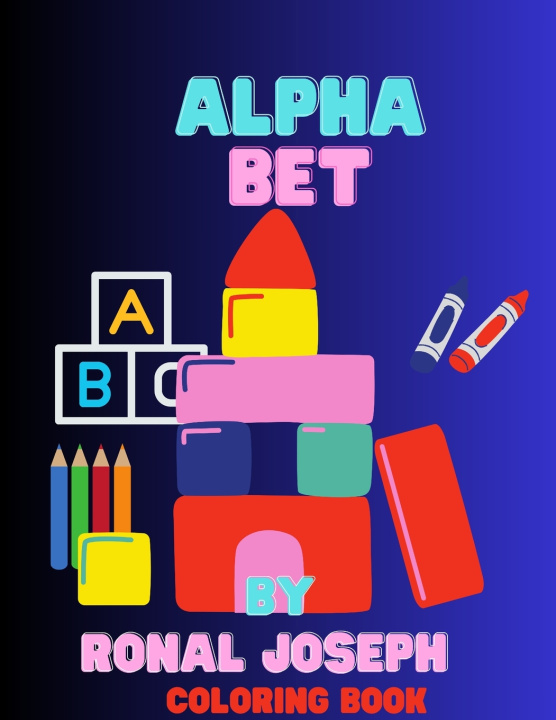 Книга Alphabet coloring book Ronal Joseph