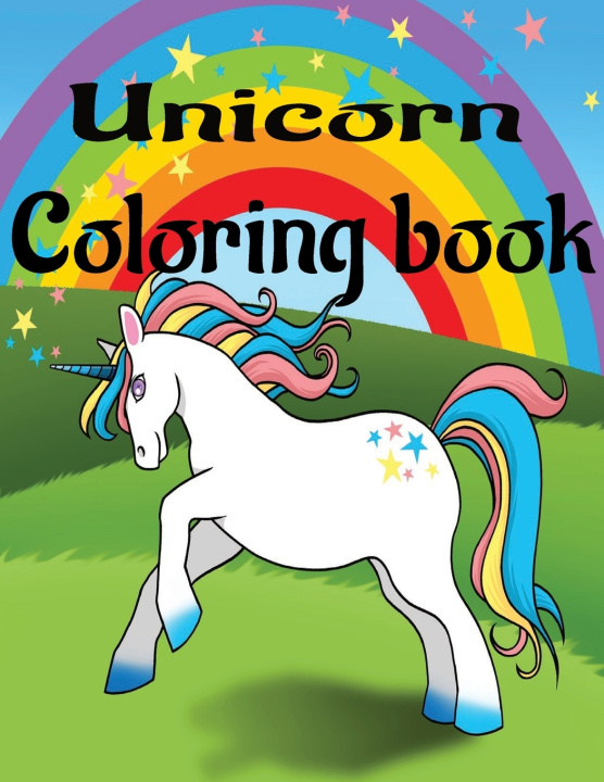 Kniha Unicorn coloring book for kids age 3 to 7 Harman Dillon