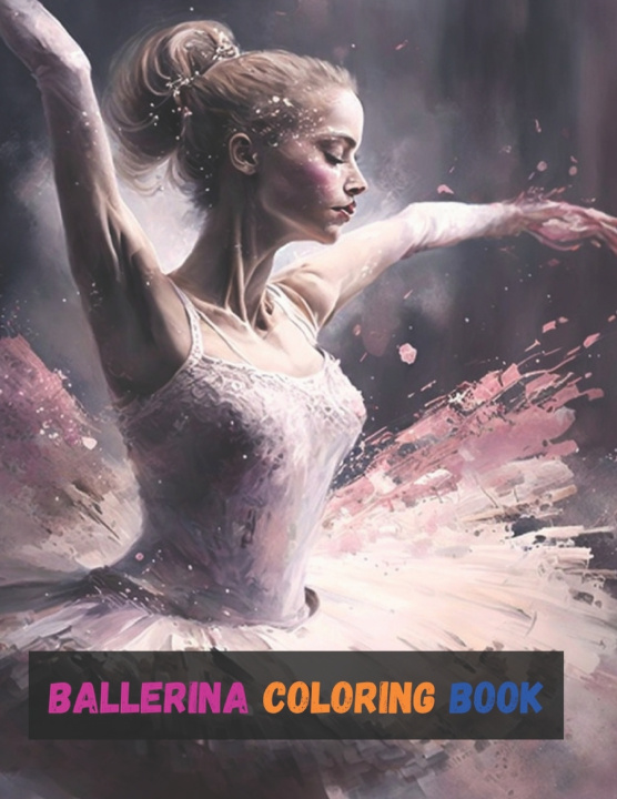 Книга Ballerina Coloring Book Tihami corner