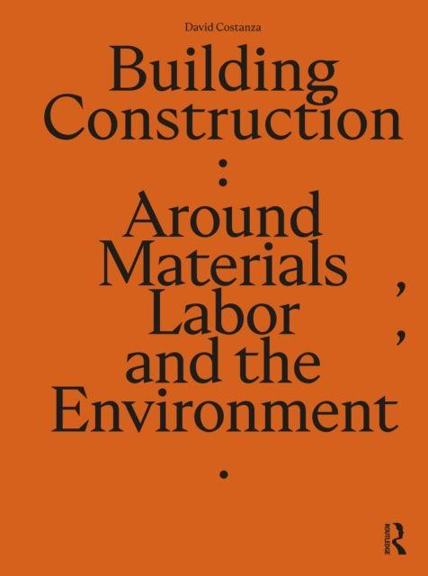 Kniha Building Construction David Costanza