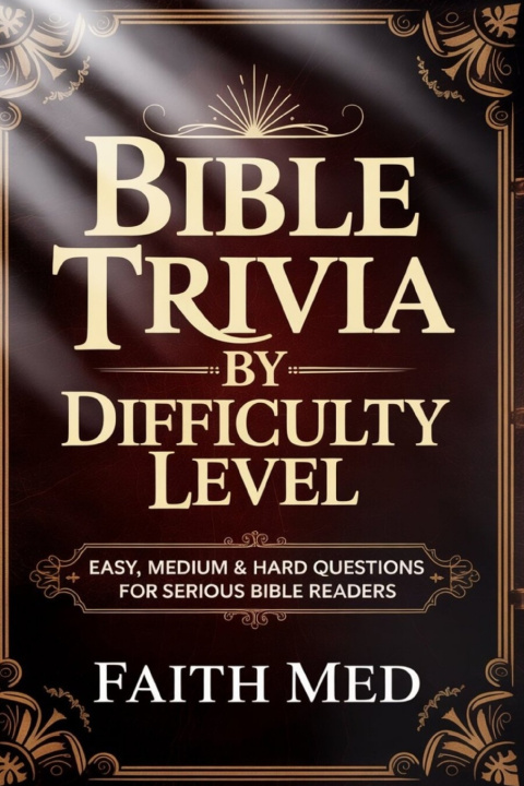 Kniha BIBLE TRIVIA BY DIFFICULTY LEVEL Faith Med