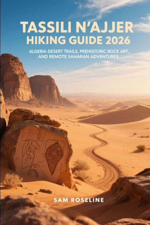 Kniha TASSILI N'AJJER HIKING GUIDE 2026 SAM ROSELINE