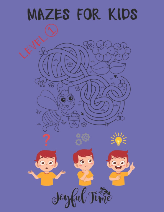 Book Mazes for kids - Level 1 Joyful Time