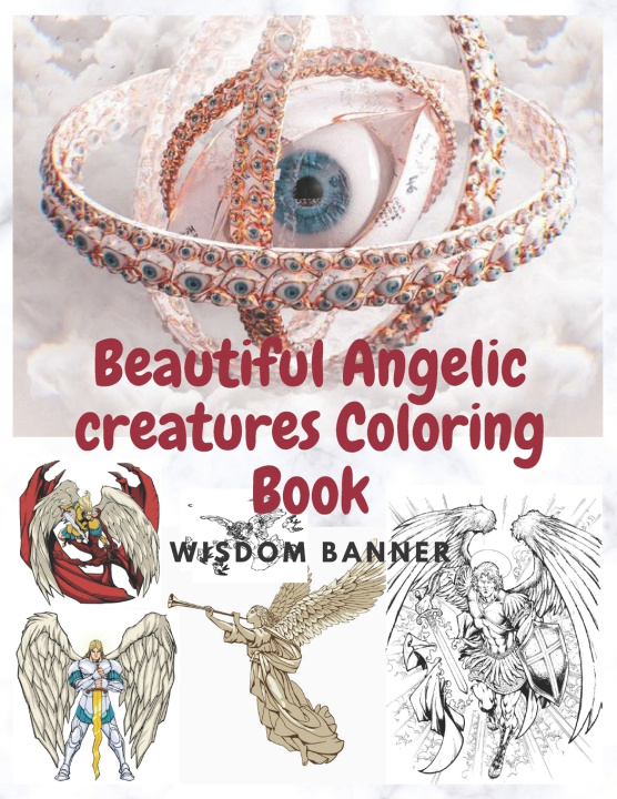 Книга Beautiful Angelic creatures Coloring Book Olome