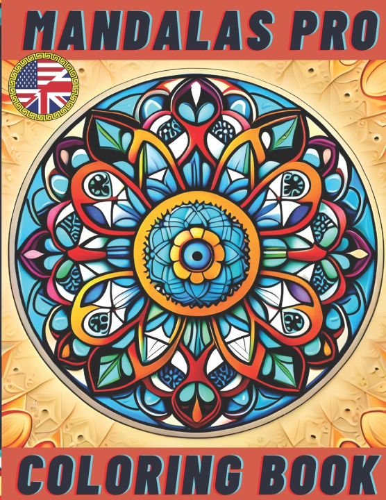 Knjiga Mandalas pro coloring book AYOUB AGNAOU