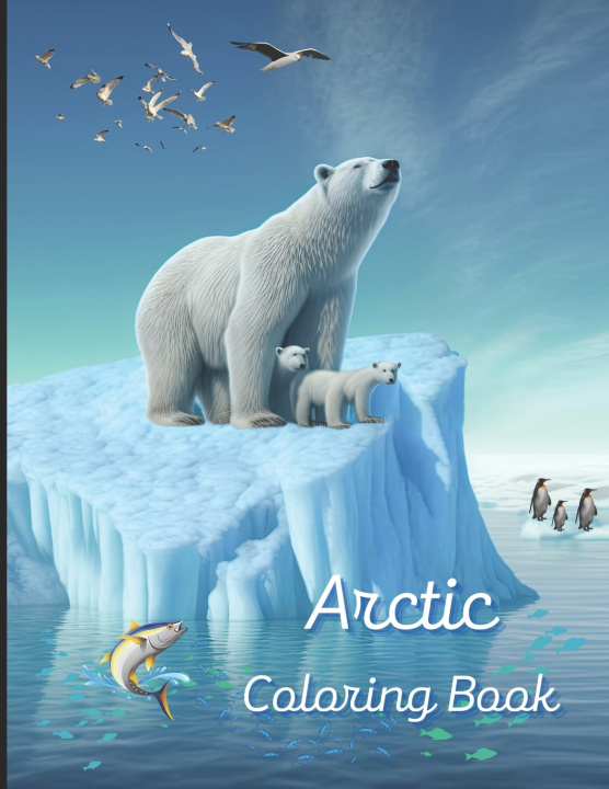 Kniha Arctic Coloring book Simon Kury