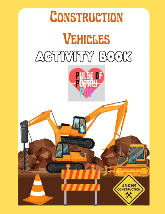 Kniha Construction Vehicles Activity Book Cathy BLUE