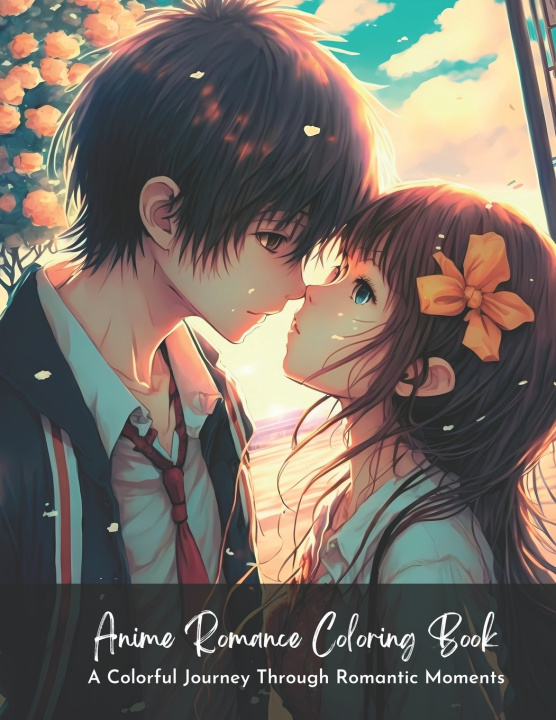 Книга Anime Romance Coloring Book WorryFree Studios