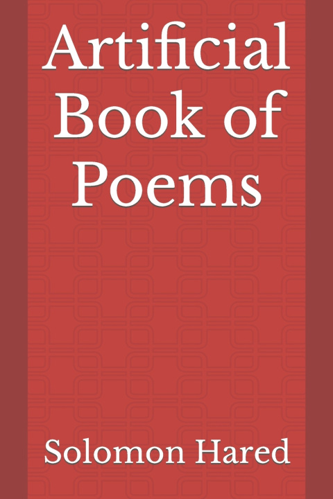Knjiga Artificial Book of Poems Solomon Hared