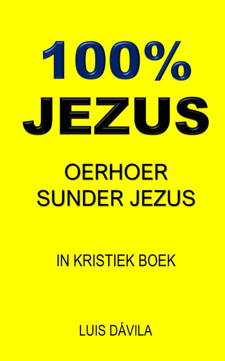 Knjiga 100% JEZUS 100 JESUS Books