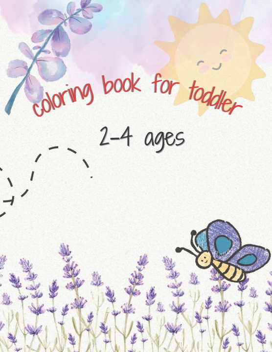 Книга coloring book for toddler merllyn one
