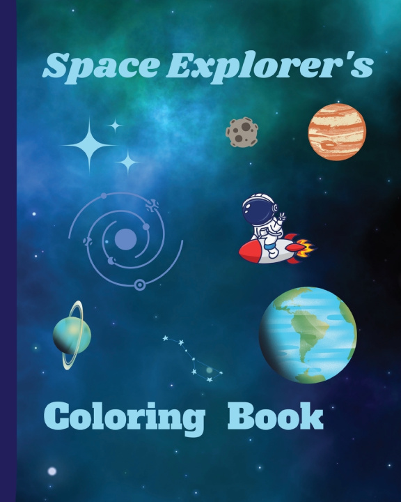 Book Space Explorer Coloring Book R F Pepin