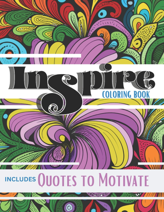 Книга Inspire Coloring Activity Book Designs LLC