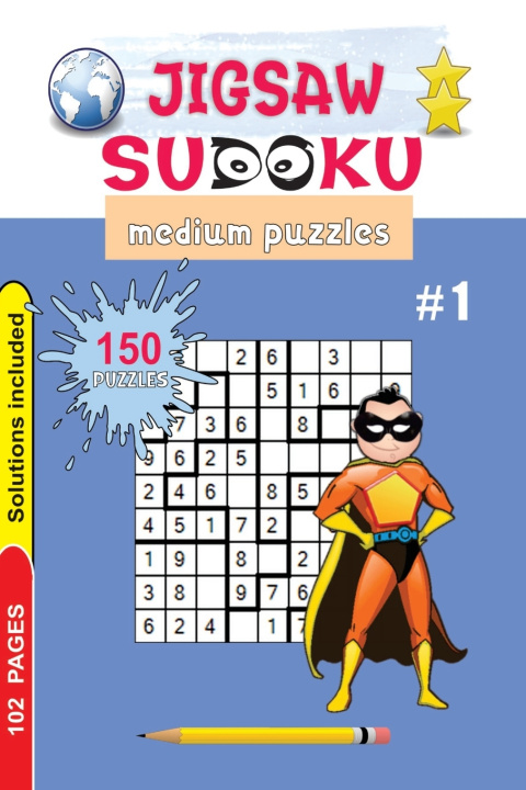 Книга Jigsaw Sudoku - medium, vol. 1 Stroie Marius
