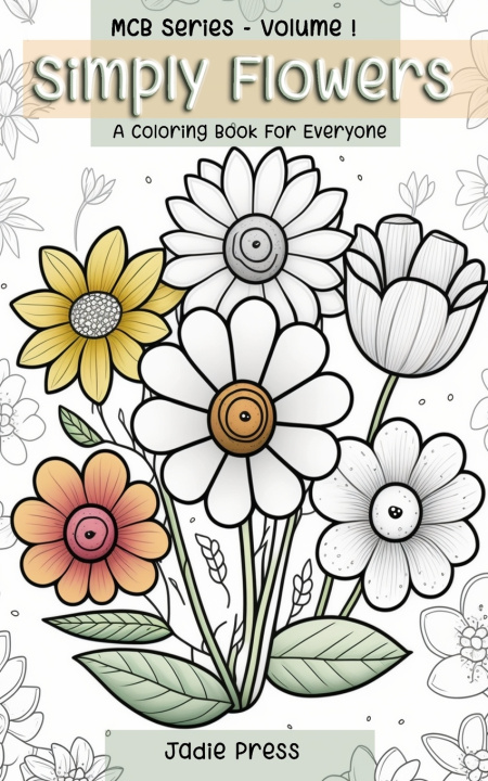 Kniha Simple Flowers Jadie Press