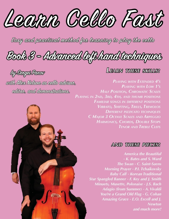 Knjiga Learn Cello Fast Book 3 Sergei Panov