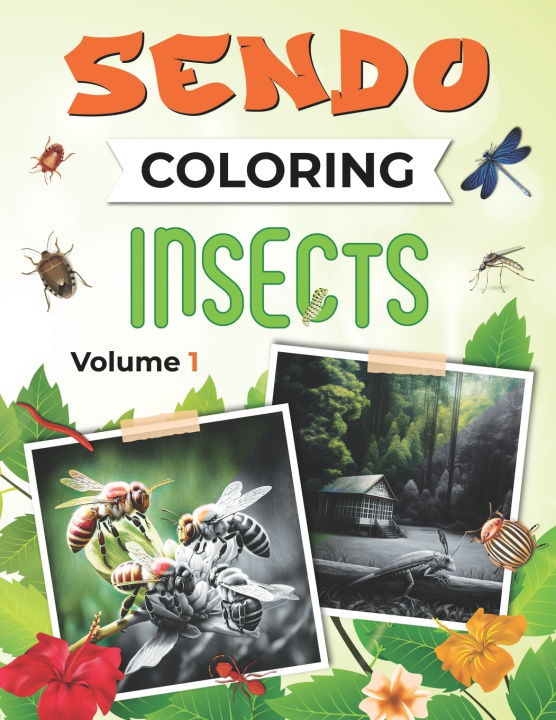 Книга Sendo Coloring Insects Vol 1 Sendo Coloring