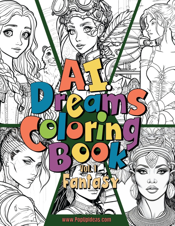 Книга A.I. Dream Coloring Book Chris Nelson