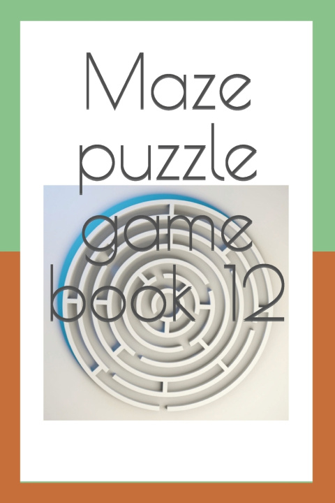 Kniha Maze puzzle game book 12 Naresh kumar