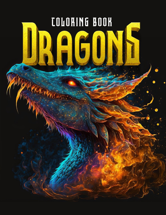 Carte Dragons coloring book Moca Paper