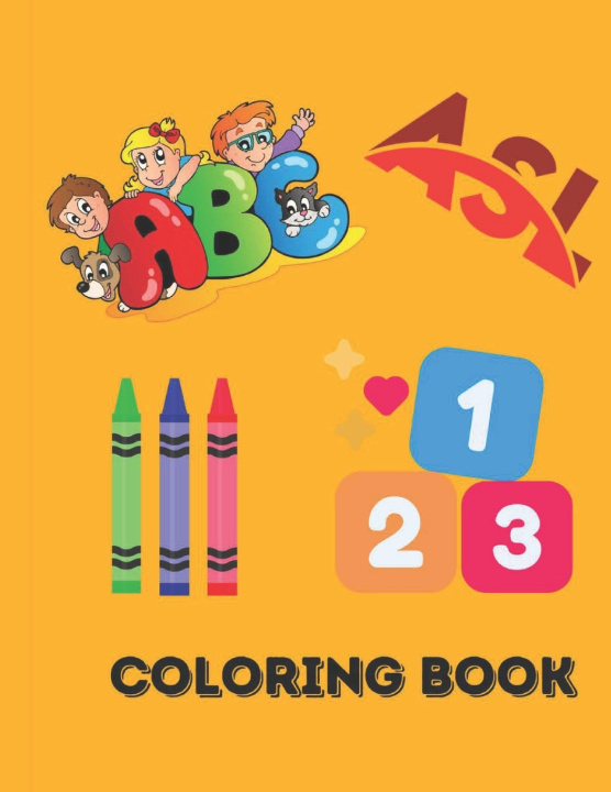 Kniha ASL Activity Coloring Book Doni Kalia Edwards