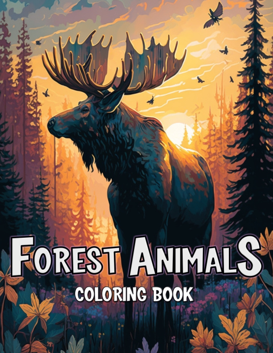 Boek Forest Animals Coloring Book Laura Seidel