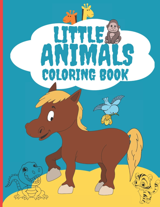Kniha Little Animals Coloring Book little mitho