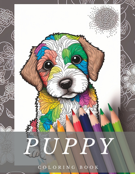 Kniha Puppy Coloring Book DigiWallz DigiWa