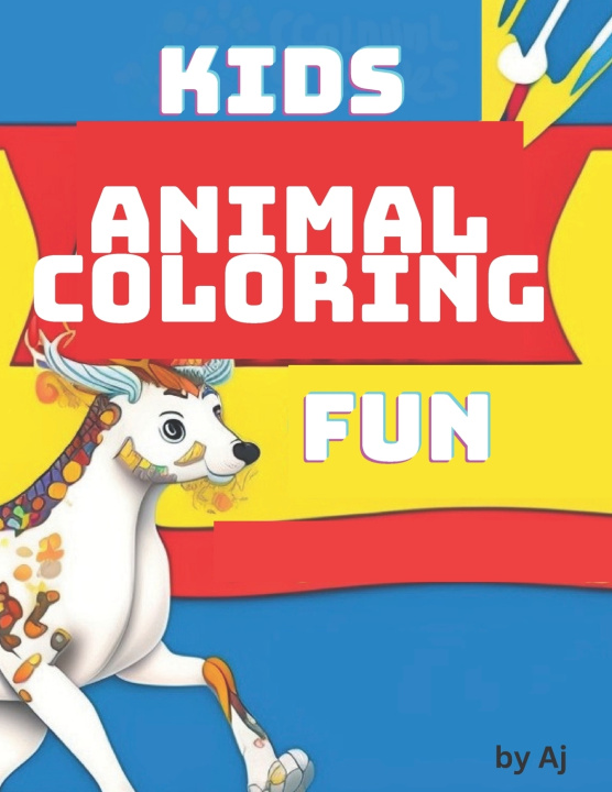 Knjiga KIDS ANIMALS COLORING FUN amado jimenez