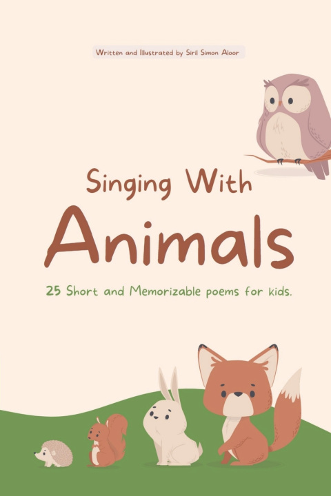 Knjiga Singing With Animals Siril Simon Aloor