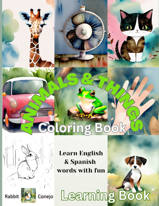 Kniha ANIMALS & THINGS Coloring Book Karim A. MBA