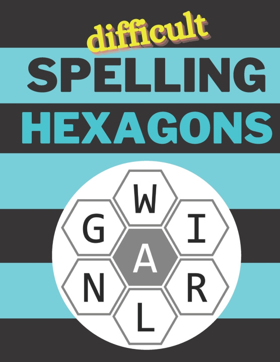 Kniha Difficult Spelling Hexagons Penna Publishing