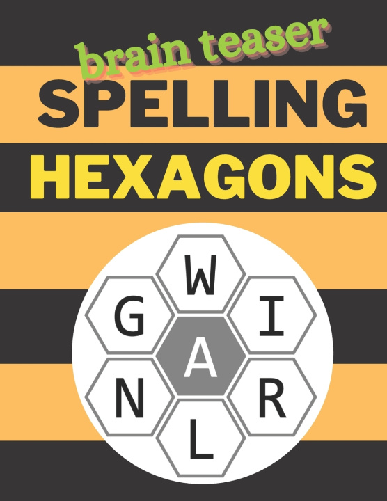 Kniha Brain Teaser Spelling Hexagons Penna Publishing