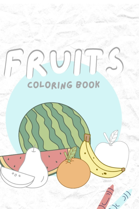 Kniha Fruit coloring book David Brown