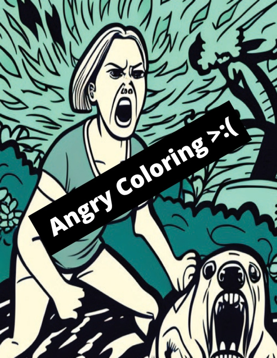 Knjiga Angry Coloring Jalia Kashton