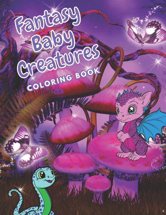Kniha Baby Fantasy Creatures Coloring Book (Ages 6+) Meg Caputo